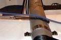 Gennaker furler tensioner &
arm locating pin detail